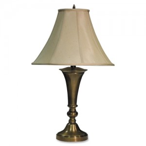 Ledu Antique Brass Finish Table Lamp