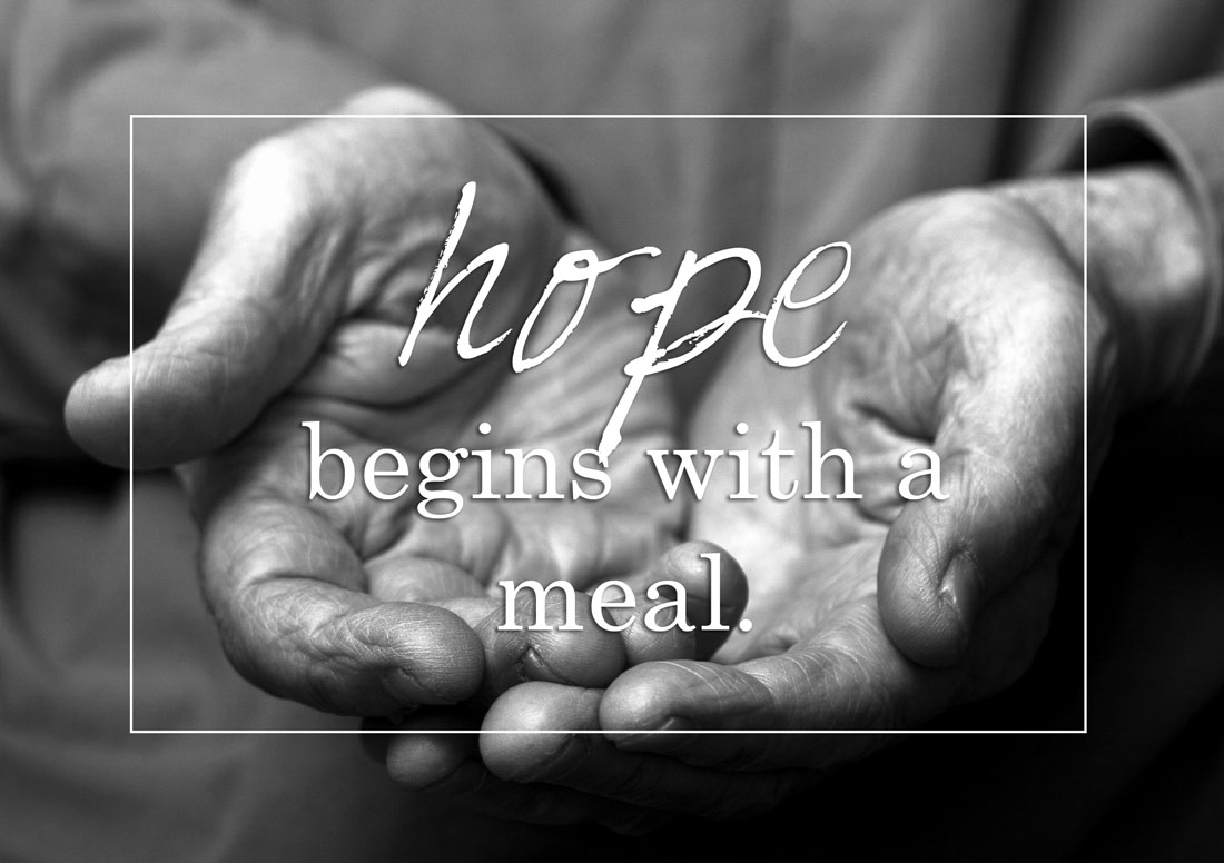 End Homelessness, provide meals