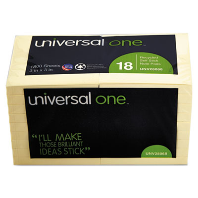 Earth-Friendly Office Supplies Recycled Sticky Notes